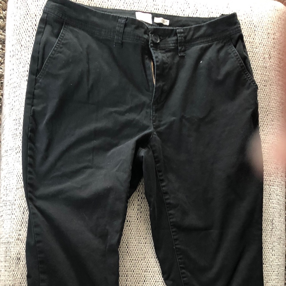 A NEW DAY chno pants -black -Size 6 WORN ONCE